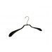 Hanger zwart anti-slip rubber 40cm Tms8338L